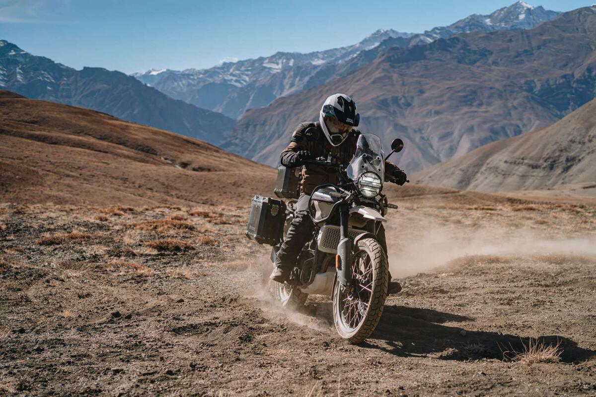 Himalayan 450 touring in the mountains