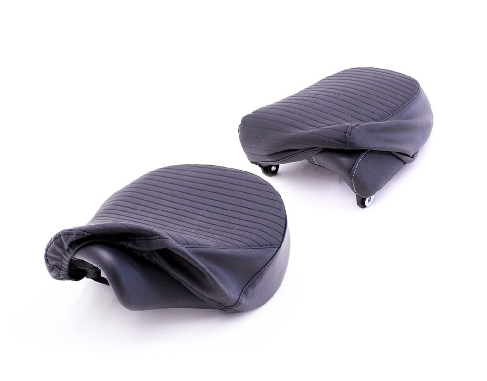 Pleated Seat Covers, Black