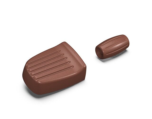 Foot Control Rubbers, Brown
