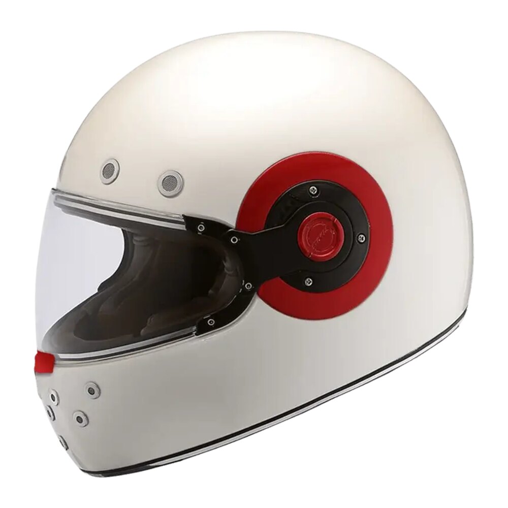 SMK Retro Unicolour, Clear Visor (Pinlock Anti-fog Film Included)