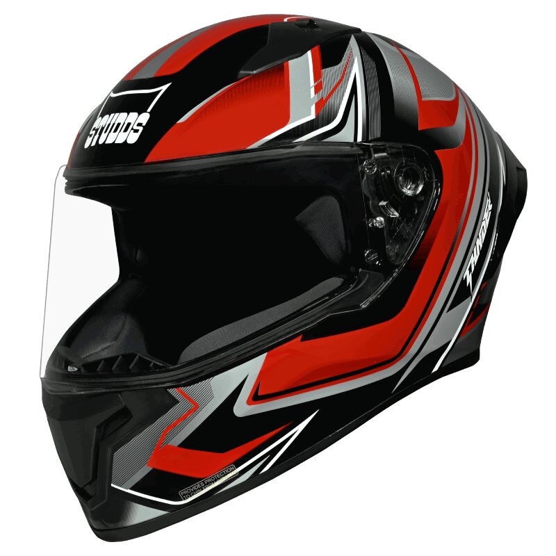 Studds Thunder D9 Flash Decor with Spoiler